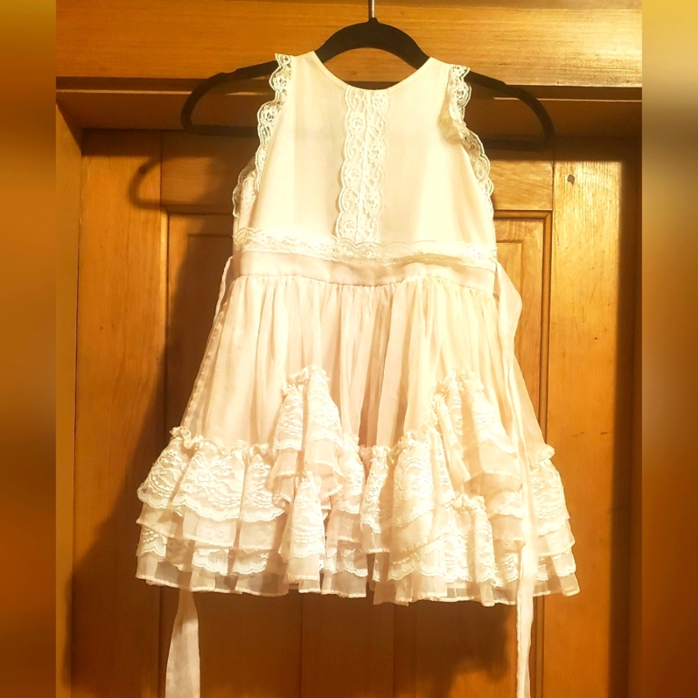 - Marthas Minitures Vintage Girls Dress Pagent Frilly